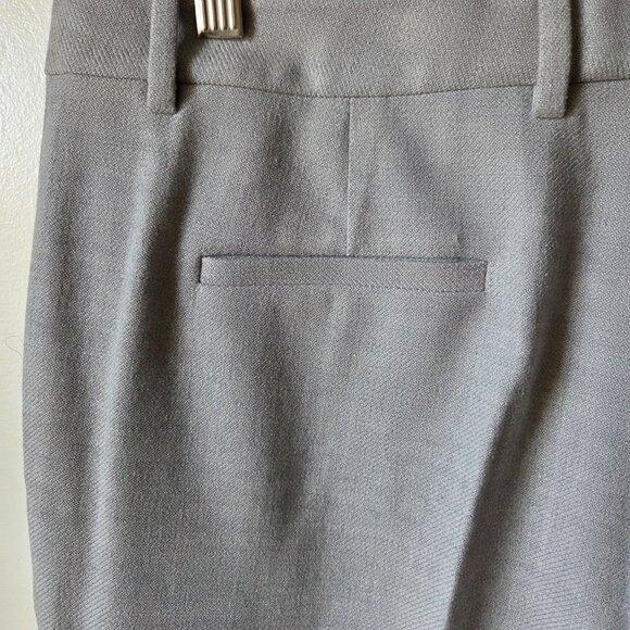 LIKE NEW LAFAYETTE 148 NEW YORK GATES LIGHT GREY WOOL PANTS WOMENS SIZE 10 - Picture 5 of 16